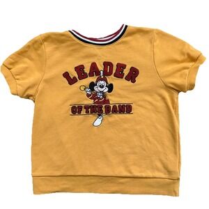Disney Yellow 'Leader of the Band' Short Sleeve Tee